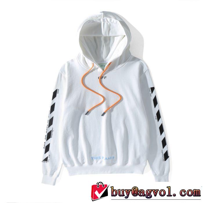 超激安価格 Off-White オフホワイト2018年秋冬入荷 2色可選 パーカーミックス感が溢れる