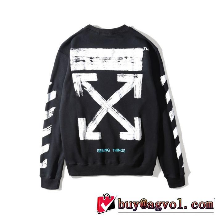 プルオーバーパーカーOff-White 注目美品2018新品入荷 オフホワイト 2色可選 高感度アイテム