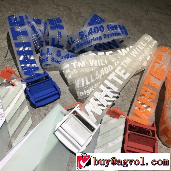 品良く Off-White オフホワイト 超人気美品 2018最安値！ 3色可選 ベルト