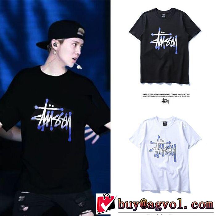 2018人気の主流アイテム 半袖Tシャツ 2色可選 ステューシー STUSSY 人気デザインで欲しい