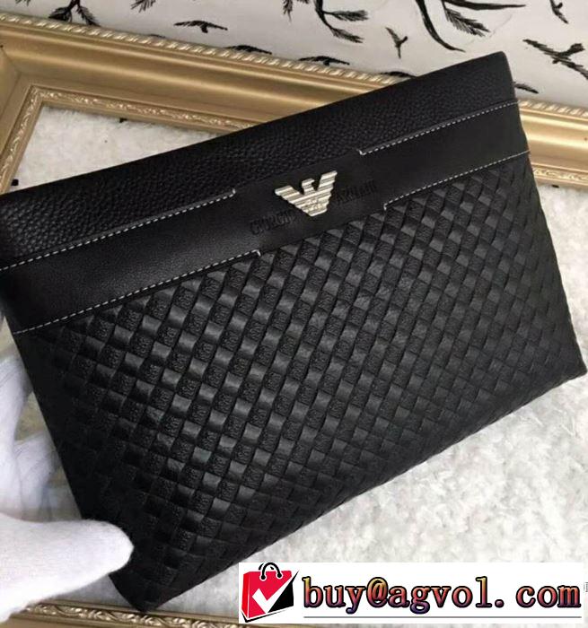 2018人気新作登場 アルマーニ ARMANI セカンドバッグ 高評価！