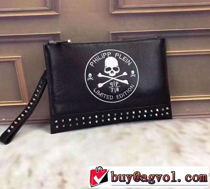 2018存在感◎ フィリッププレイン PHILIPP PLEIN セカンドバッグ