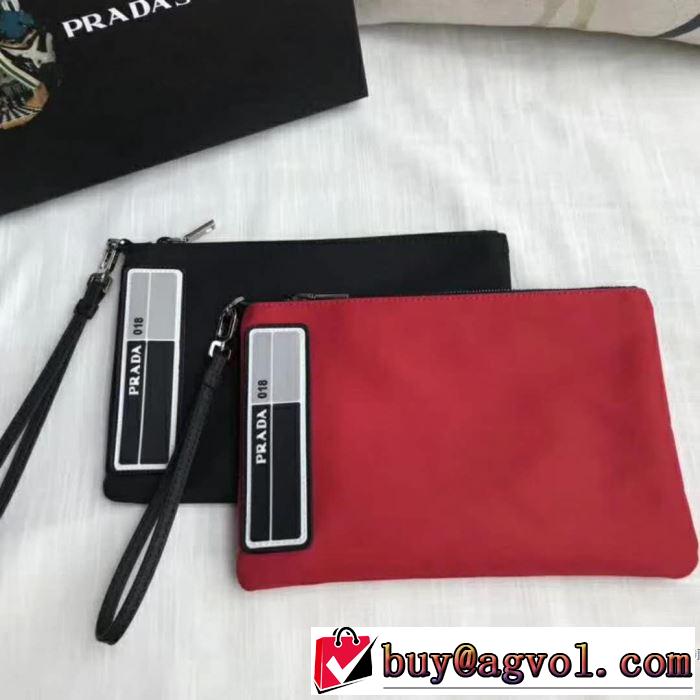 プラダ PRADA 2018特選新作  セカンドバッグ 品良く