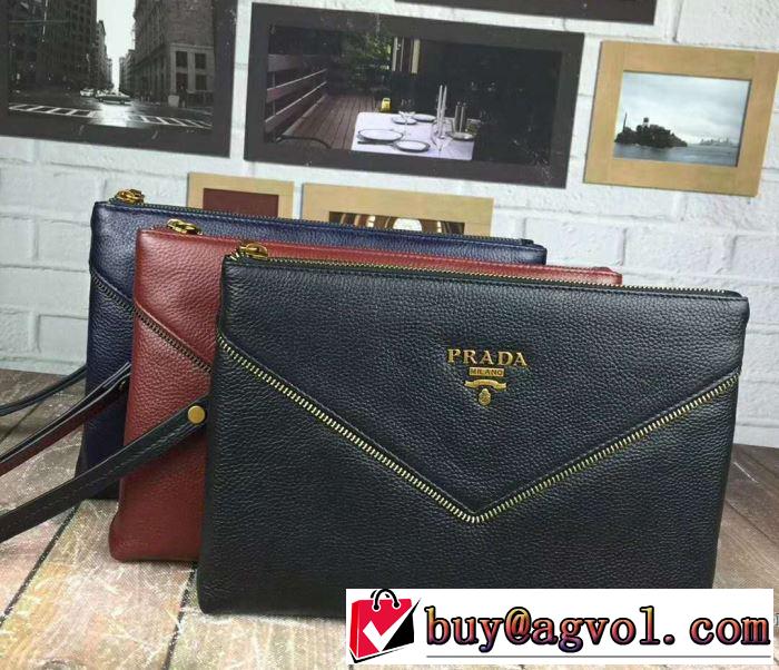 プラダ PRADA 2018海外限定アイテム セカンドバッグ高級感溢れるデザイン