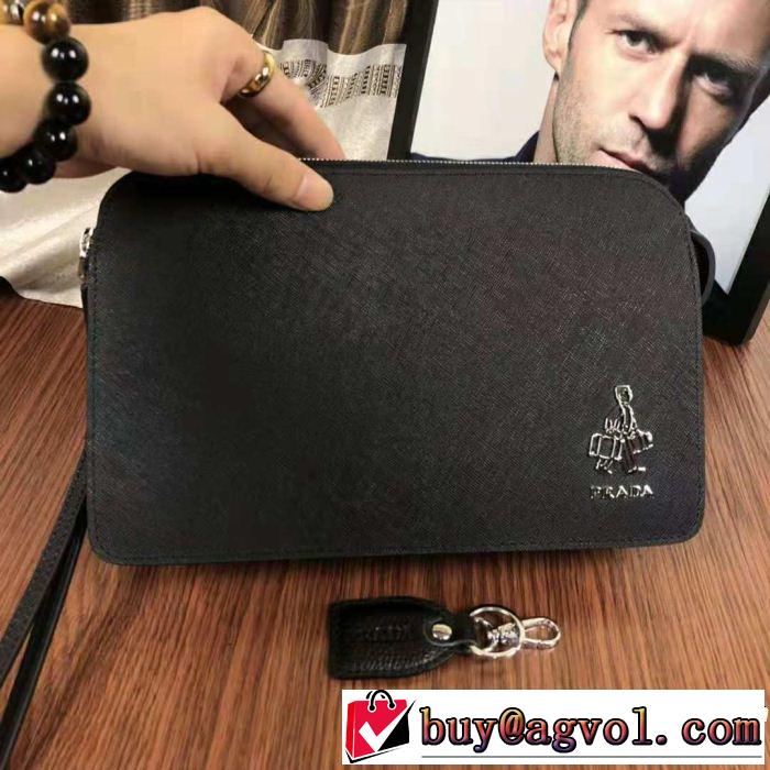 絶妙な新商品 プラダポーチ PRADA 絶妙な新商品 2色可選 2018年秋冬入荷