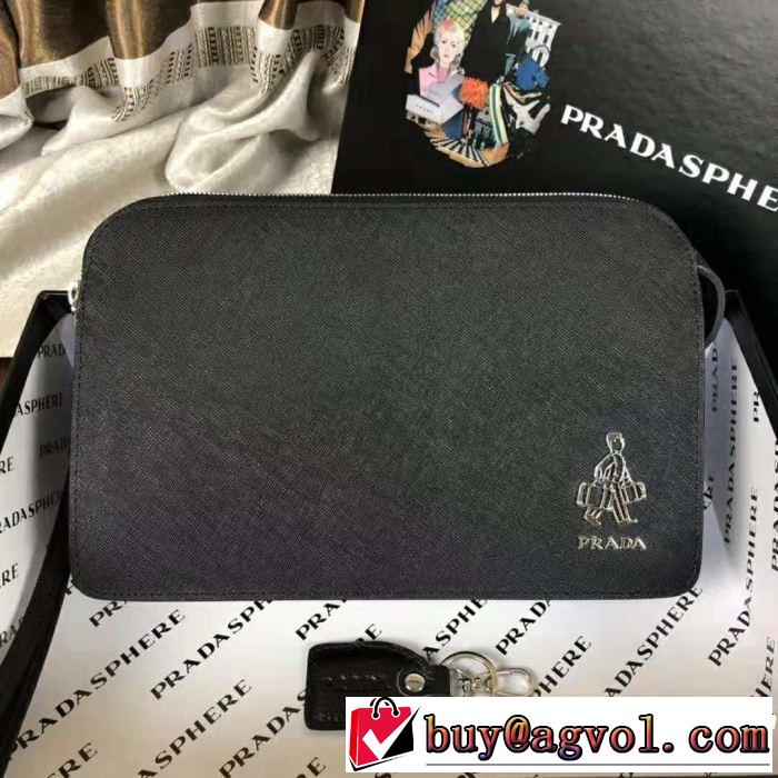 絶妙な新商品 プラダポーチ PRADA 絶妙な新商品 2色可選 2018年秋冬入荷
