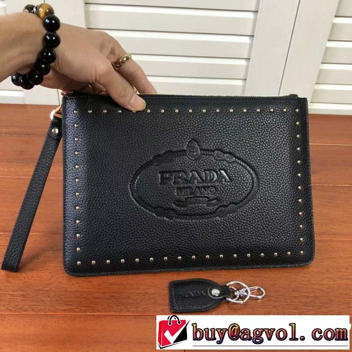 超目玉新作 2018【SALE！】 プラダ PRADA 現代的な印象 ポーチこれは欲しい