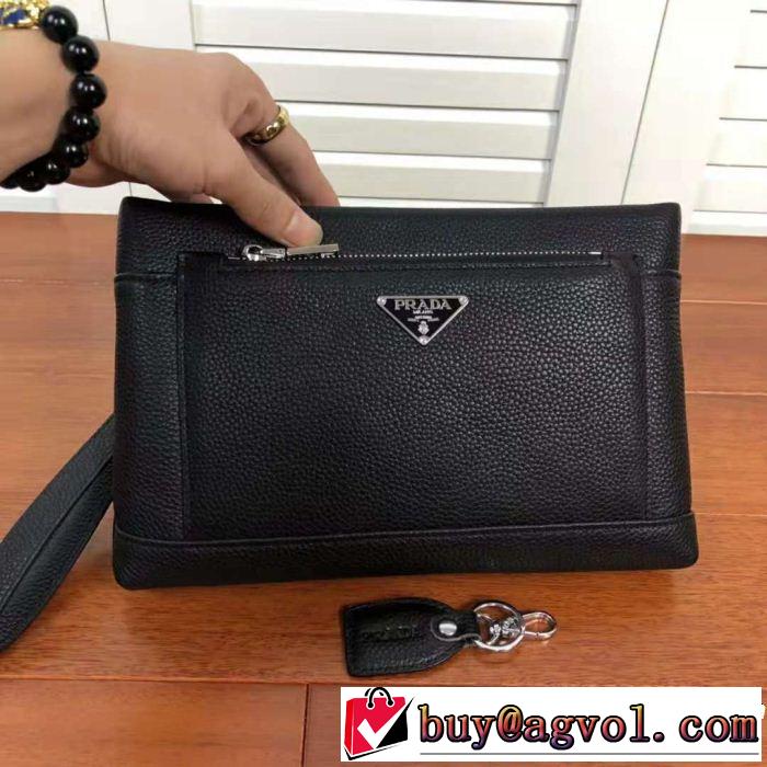 ファッショニスタ愛用 PRADA ポーチ 超目玉新作 プラダ2018年秋冬入荷 大人カジュアル