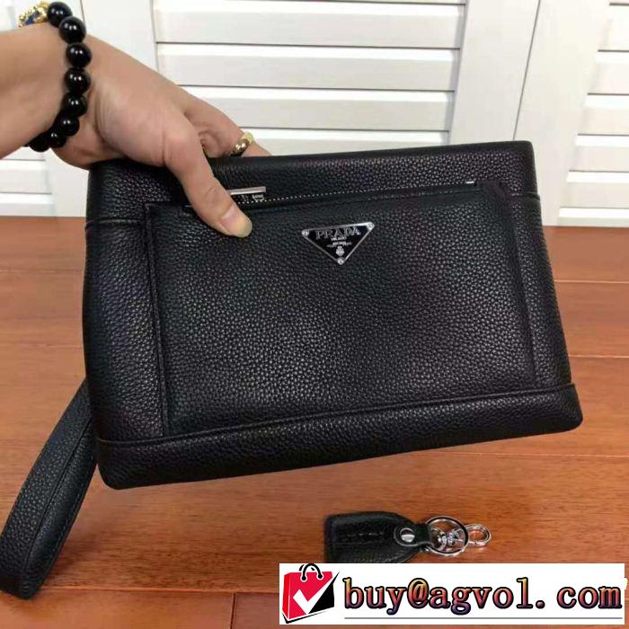 ファッショニスタ愛用 PRADA ポーチ 超目玉新作 プラダ2018年秋冬入荷 大人カジュアル