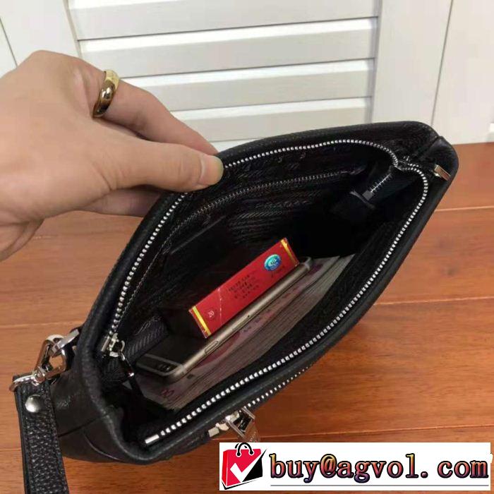 ファッショニスタ愛用 PRADA ポーチ 超目玉新作 プラダ2018年秋冬入荷 大人カジュアル