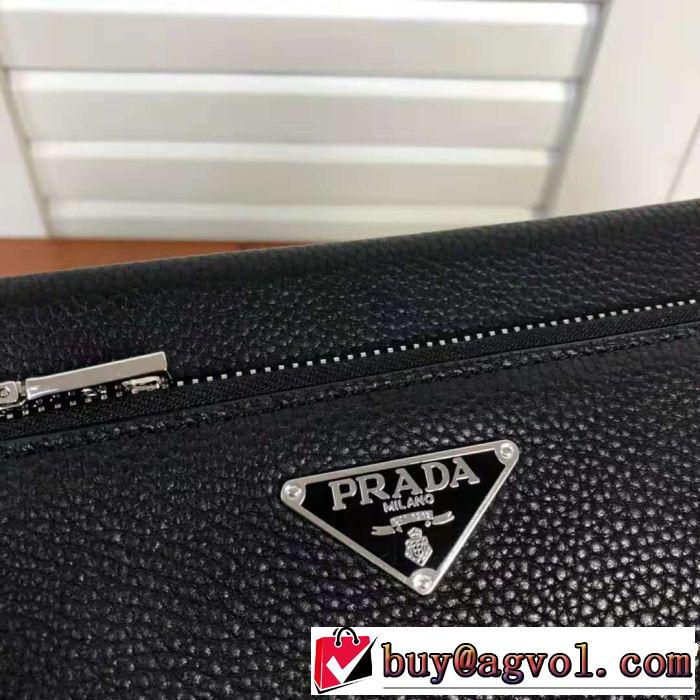 ファッショニスタ愛用 PRADA ポーチ 超目玉新作 プラダ2018年秋冬入荷 大人カジュアル
