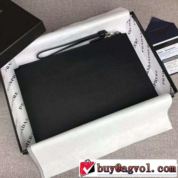 2018秋冬の定番新品到来! プラダ芸能人愛用 PRADA 2色可選 ポーチ冬季限定販売