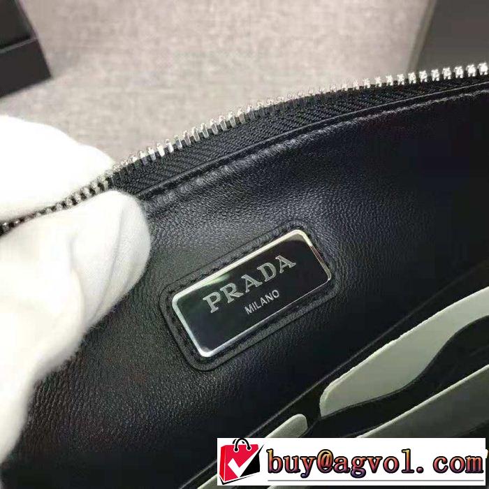 2018秋冬の定番新品到来! プラダ芸能人愛用 PRADA 2色可選 ポーチ冬季限定販売