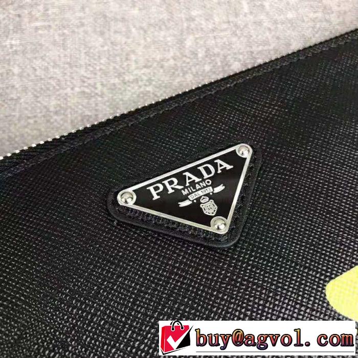 2018秋冬の定番新品到来! プラダ芸能人愛用 PRADA 2色可選 ポーチ冬季限定販売