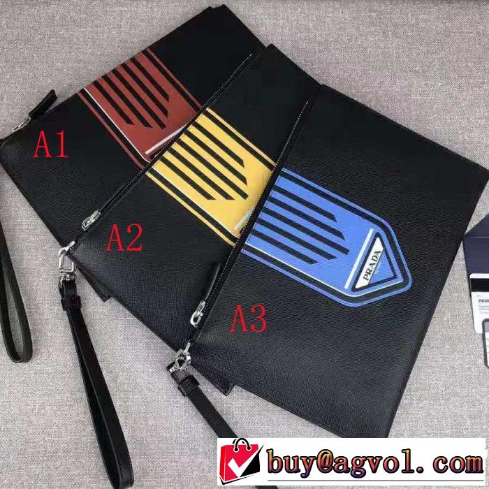 3色可選 ポーチプラダ上品キレイ 2018年人気満々のブランド PRADA ファッションの最先端！
