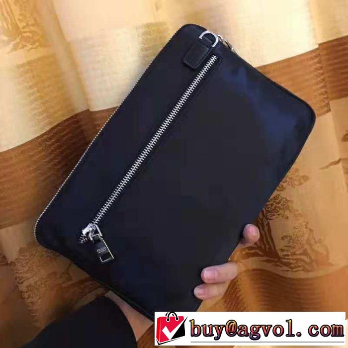 2018新品入荷 2色可選 ポーチ プラダ PRADA 毎年流行り定番アイテムおすすめ