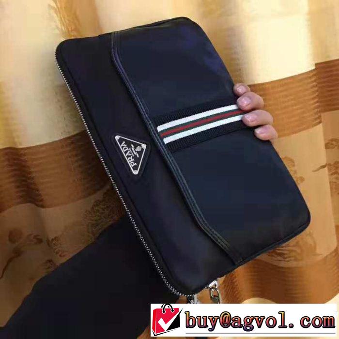 2018新品入荷 2色可選 ポーチ プラダ PRADA 毎年流行り定番アイテムおすすめ
