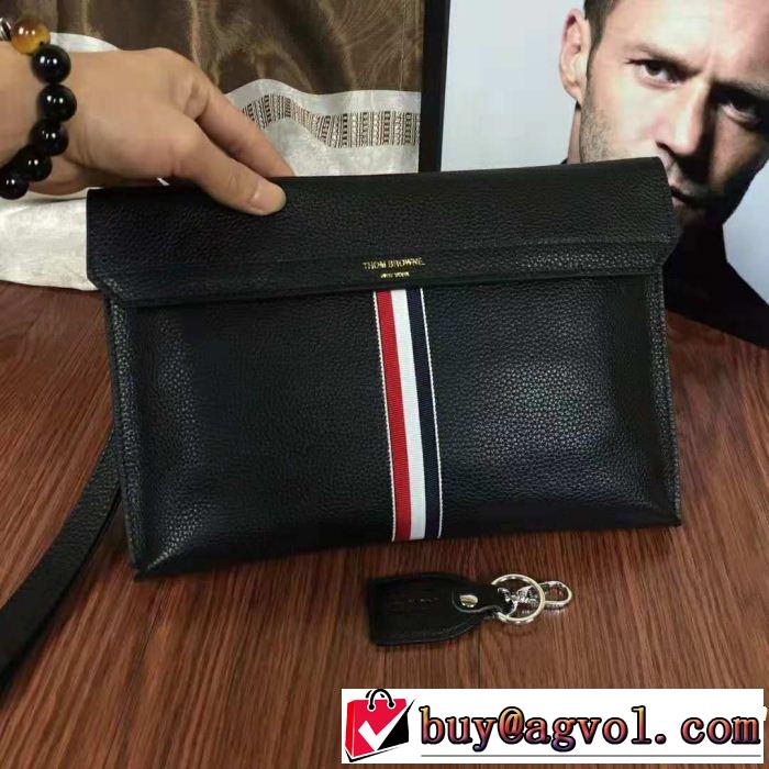 ポーチ トムブラウンネット販売限定 THOM BROWNE 2018最高ランキング期間限定SALE