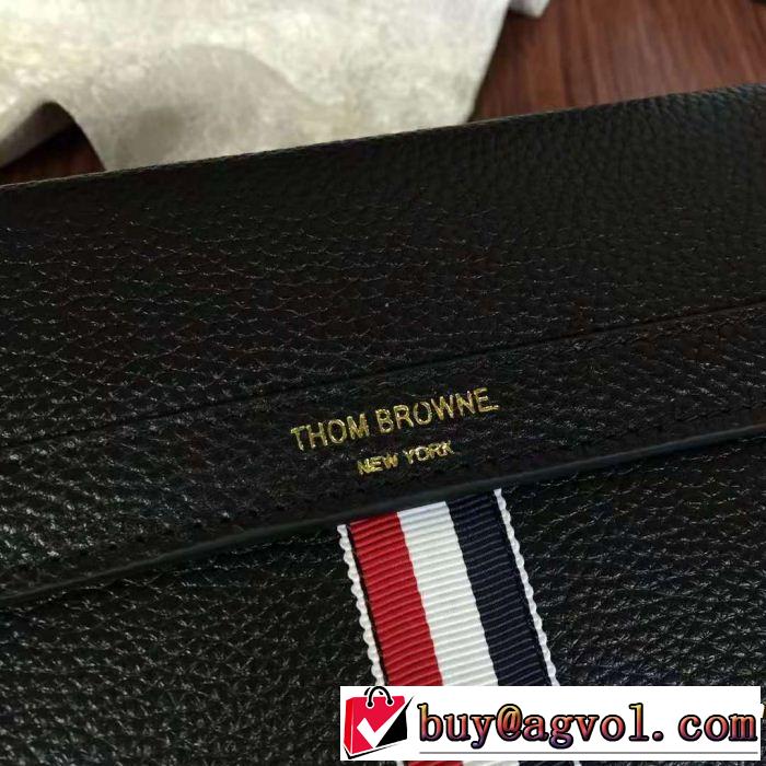 ポーチ トムブラウンネット販売限定 THOM BROWNE 2018最高ランキング期間限定SALE