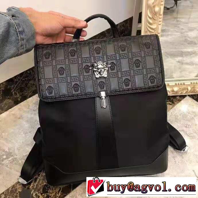 2018新品入荷 ヴェルサーチSALE品追加 VERSACEリュック、バックパック 最近人気一番！