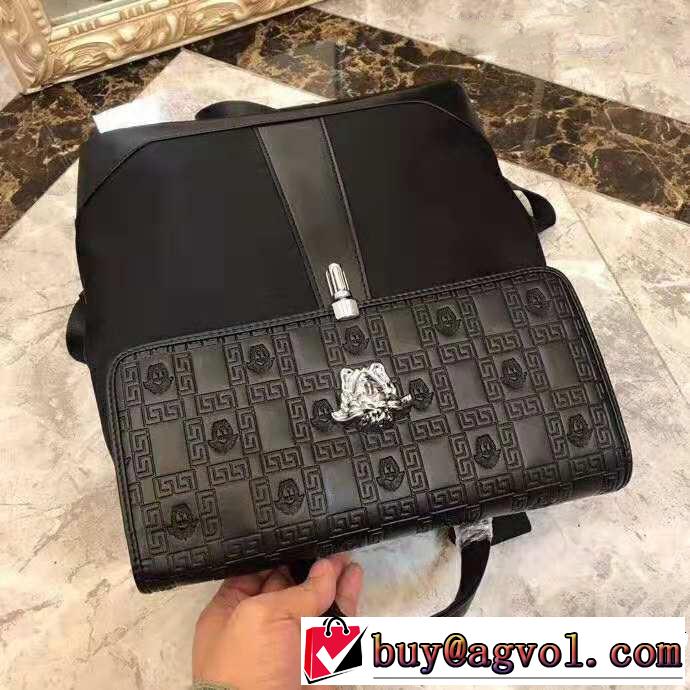 2018新品入荷 ヴェルサーチSALE品追加 VERSACEリュック、バックパック 最近人気一番！