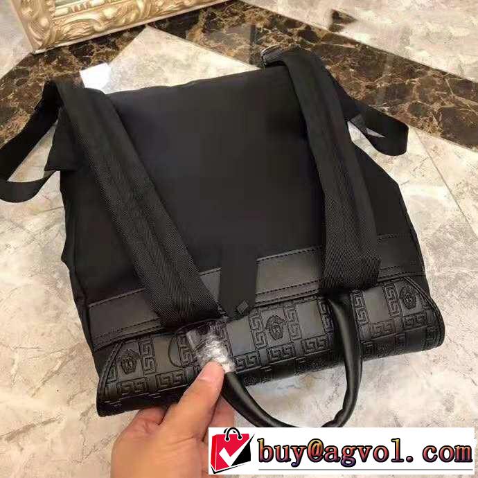 2018新品入荷 ヴェルサーチSALE品追加 VERSACEリュック、バックパック 最近人気一番！