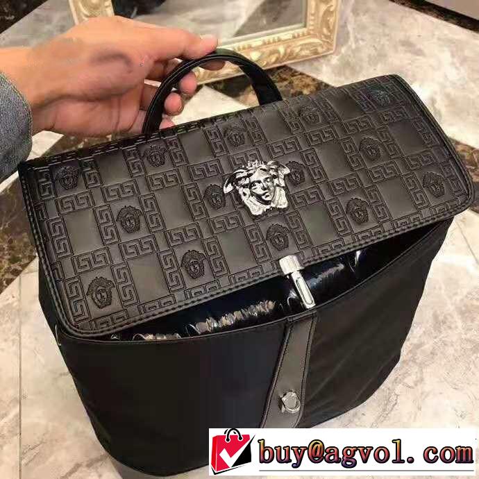 2018新品入荷 ヴェルサーチSALE品追加 VERSACEリュック、バックパック 最近人気一番！