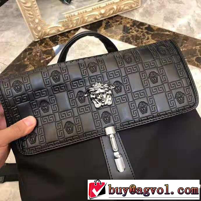 2018新品入荷 ヴェルサーチSALE品追加 VERSACEリュック、バックパック 最近人気一番！