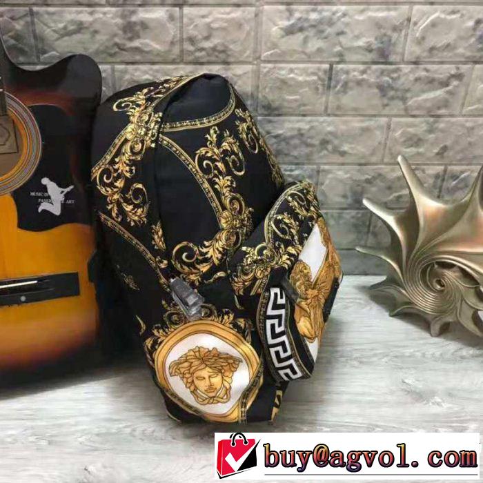 今季新作登場 リュック、バックパック VERSACE 希少性の高い ヴェルサーチ 2018年秋冬入荷