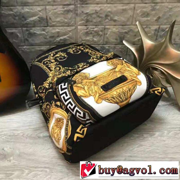 今季新作登場 リュック、バックパック VERSACE 希少性の高い ヴェルサーチ 2018年秋冬入荷