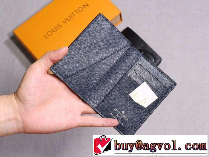 数量限定再入荷  ルイ ヴィトン LOUIS VUITTON 2018最高ランキングメンズ財布 2色選択可