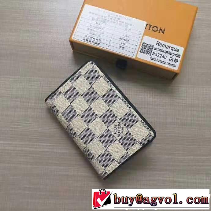 流行の注目ブランド  ルイ ヴィトン LOUIS VUITTON 高感度アイテム2018新品入荷 二つ折り財布