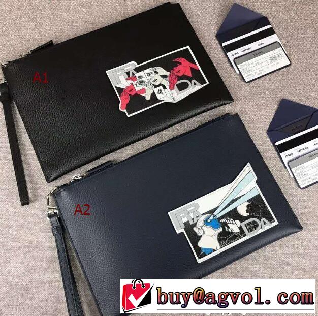  日本限定素材  プラダ PRADA 2018新品入荷財布/ウォレット 2色可選