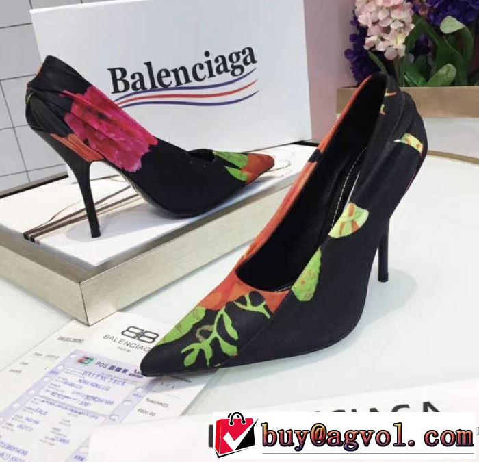 目前の注目ブランド 2色選択可バレンシアガ BALENCIAGA 2018春夏新作ハイヒール