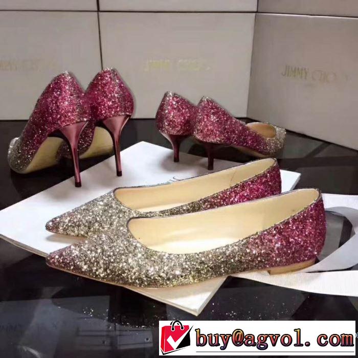 流行の注目ブランド 3色選択可ジミーチュウ JIMMY CHOO 2018春夏新作ハイヒール