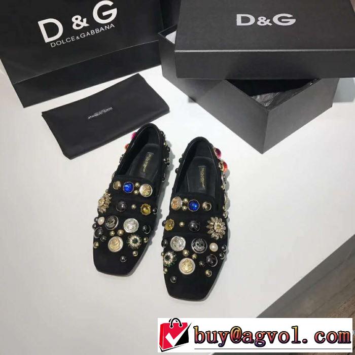 ドルチェ＆ガッバーナ Dolce&Gabbana 2色可選品質にこだわり 2018春夏新作 レディース シューズ
