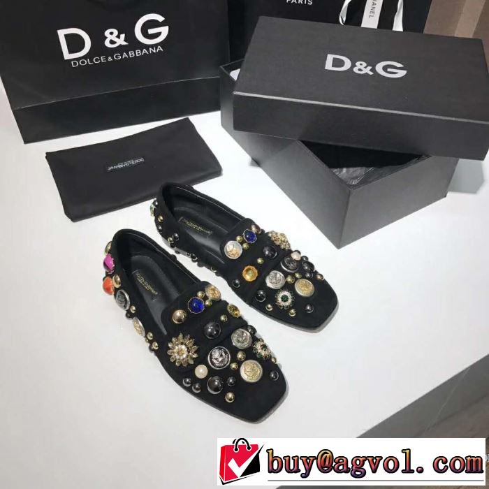 ドルチェ＆ガッバーナ Dolce&Gabbana 2色可選品質にこだわり 2018春夏新作 レディース シューズ
