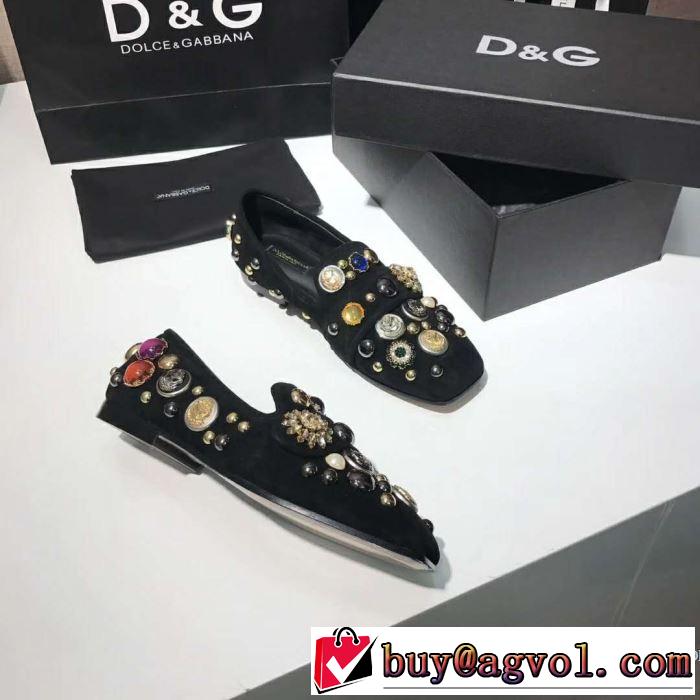 ドルチェ＆ガッバーナ Dolce&Gabbana 2色可選品質にこだわり 2018春夏新作 レディース シューズ