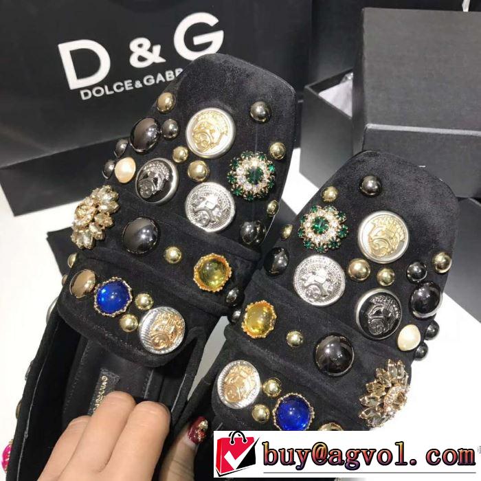 ドルチェ＆ガッバーナ Dolce&Gabbana 2色可選品質にこだわり 2018春夏新作 レディース シューズ