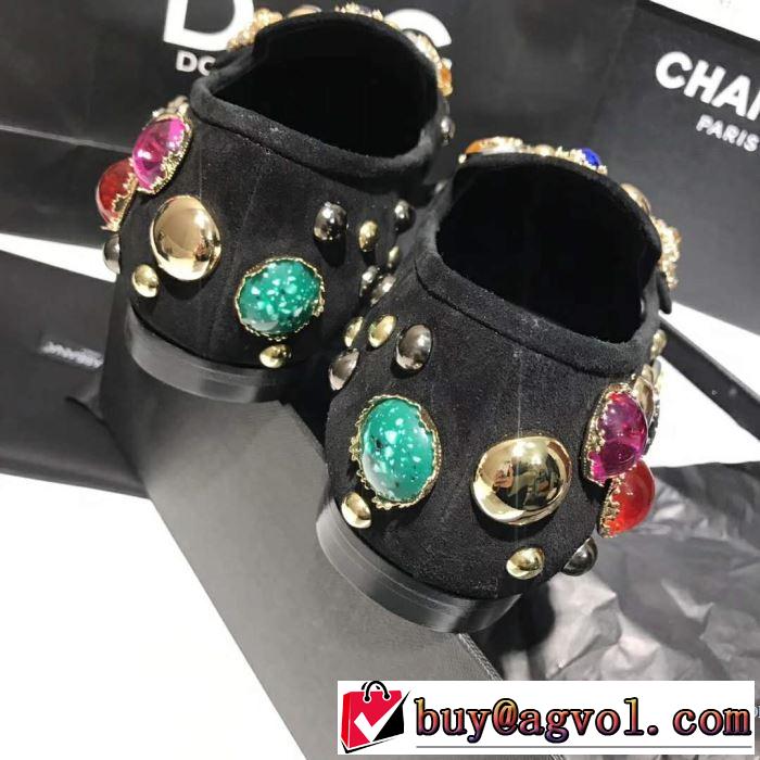 ドルチェ＆ガッバーナ Dolce&Gabbana 2色可選品質にこだわり 2018春夏新作 レディース シューズ