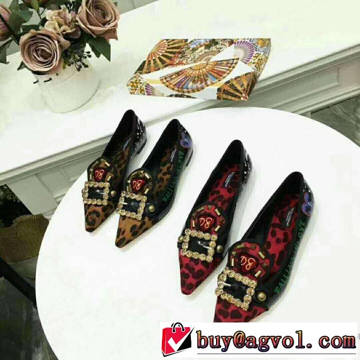 超人気大特価レディース シューズ 2色選択可ドルチェ＆ガッバーナ Dolce&Gabbana 2018春夏新作