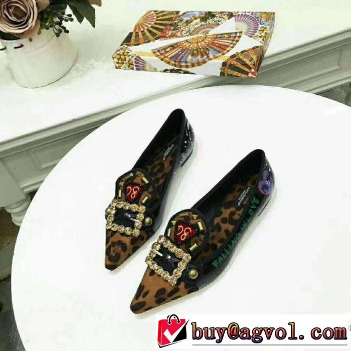 超人気大特価レディース シューズ 2色選択可ドルチェ＆ガッバーナ Dolce&Gabbana 2018春夏新作