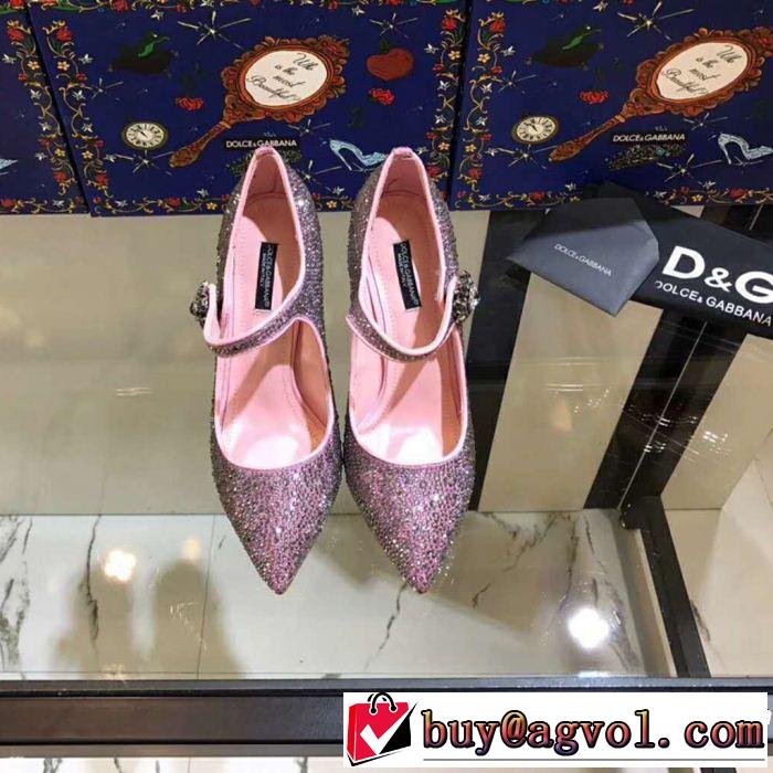 Dolce&Gabbana 3色可選 高級感が漂うハイヒール ドルチェ＆ガッバーナ2018年秋冬シーズン