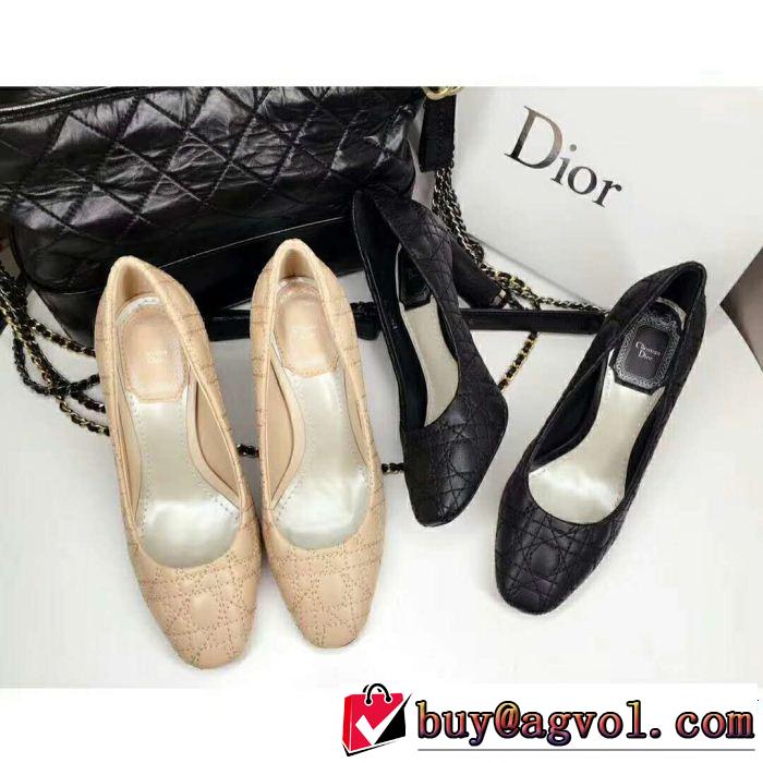定番品質保証 ディオール DIOR 2色可選 ハイヒール着脱の簡単なスリップオンタイプ