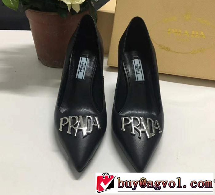 2018春夏新作 華やかさ満点 プラダ PRADA ハイヒール