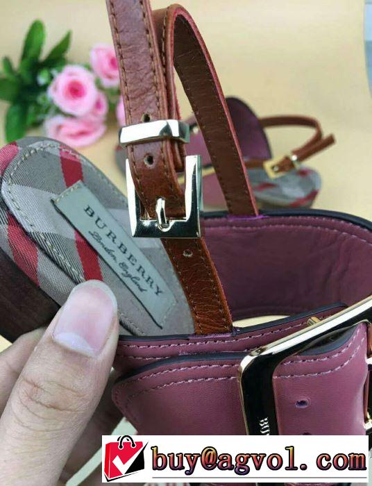 サンダル 大人気☆NEW!! バーバリー BURBERRY 2018春夏新作 2色可選