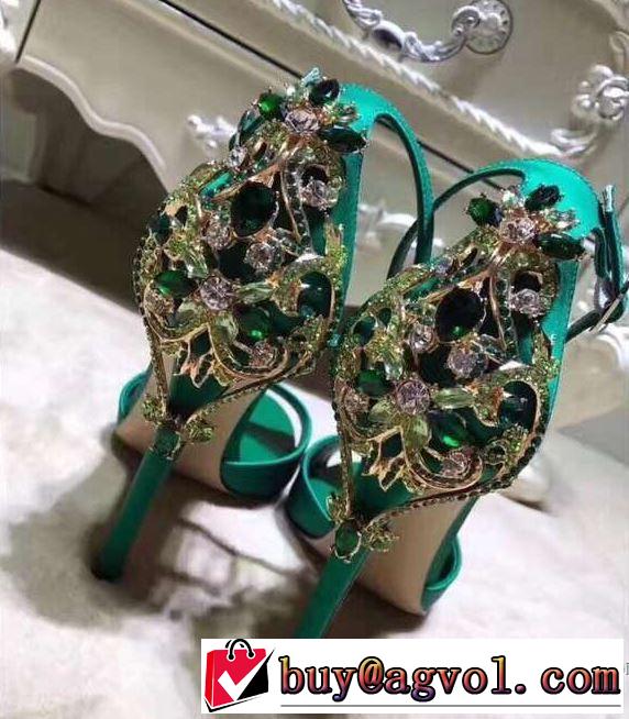 ドルチェ＆ガッバーナ Dolce&Gabbana 2018春夏新作 サンダル 3色可選 綺麗に決まるフォルム！