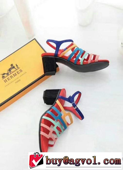 サンダル 3色可選 エルメス HERMES 雑誌掲載アイテム 2018春夏新作