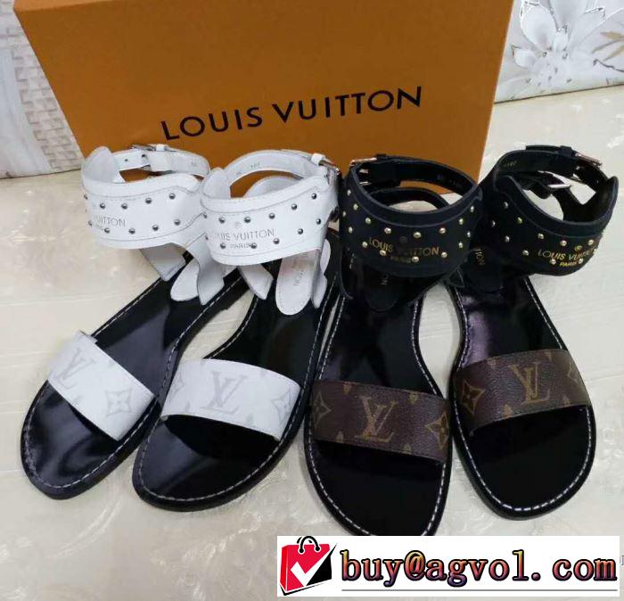 ランキング商品 2018春夏新作 ルイ ヴィトン LOUIS VUITTON サンダル 2色可選