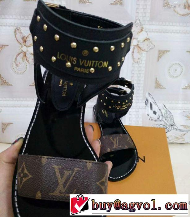 ランキング商品 2018春夏新作 ルイ ヴィトン LOUIS VUITTON サンダル 2色可選